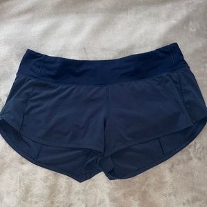 lululemon athletica Speed Up Low-Rise Lined Short 2.5" Size 8 Navy